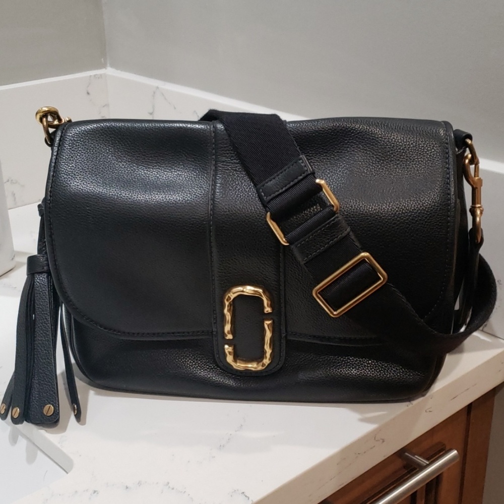 Black leather Marc Jacob's bag
